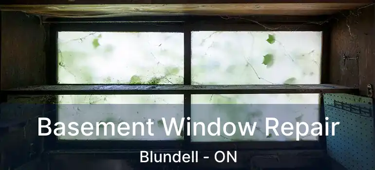  Basement Window Repair Blundell - ON