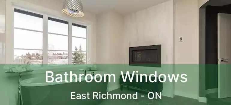  Bathroom Windows East Richmond - ON