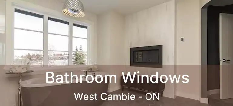  Bathroom Windows West Cambie - ON