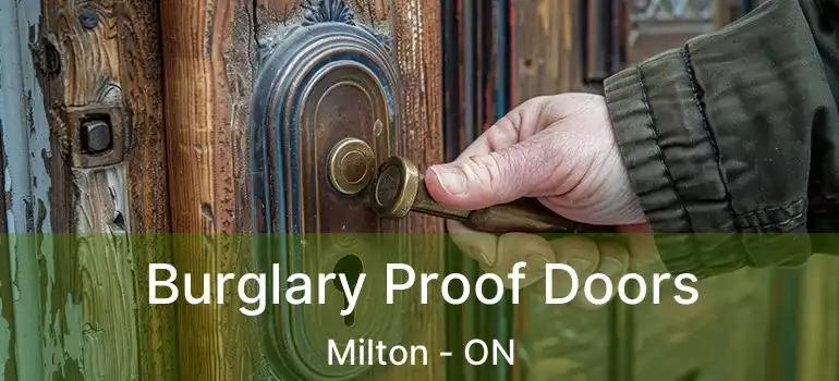  Burglary Proof Doors Milton - ON