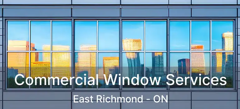  Commercial Window Services East Richmond - ON