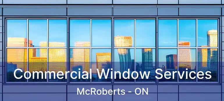  Commercial Window Services McRoberts - ON