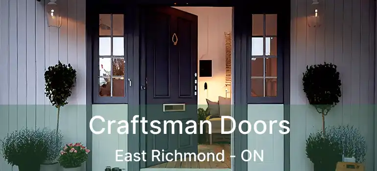  Craftsman Doors East Richmond - ON