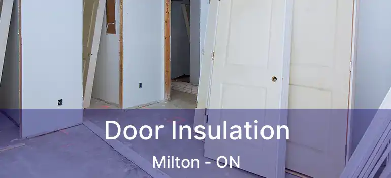  Door Insulation Milton - ON