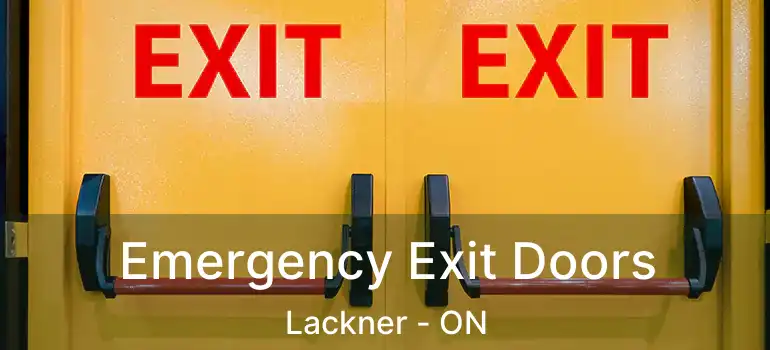  Emergency Exit Doors Lackner - ON