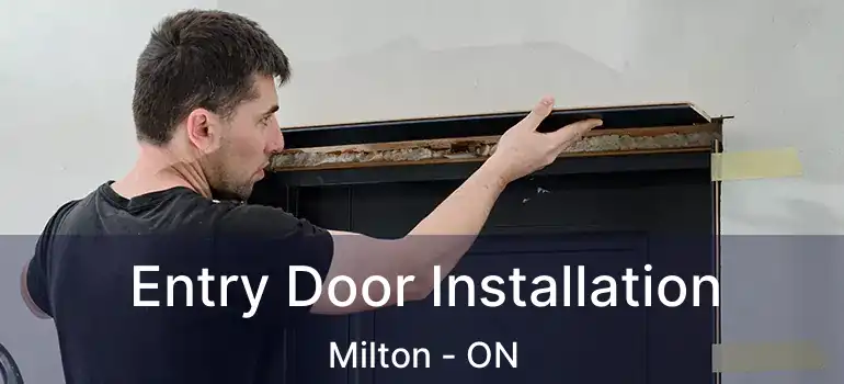  Entry Door Installation Milton - ON