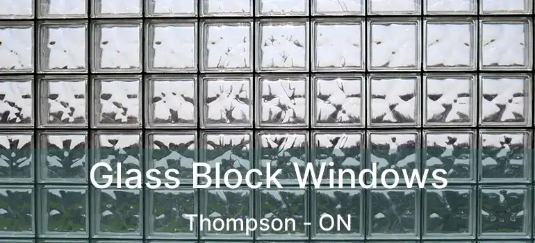  Glass Block Windows Thompson - ON