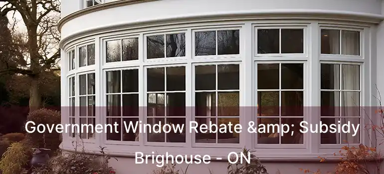  Government Window Rebate & Subsidy Brighouse - ON