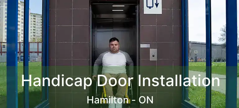 Handicap Door Installation Hamilton - ON