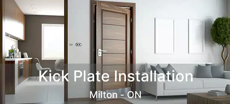  Kick Plate Installation Milton - ON