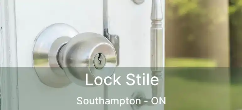  Lock Stile Southampton - ON