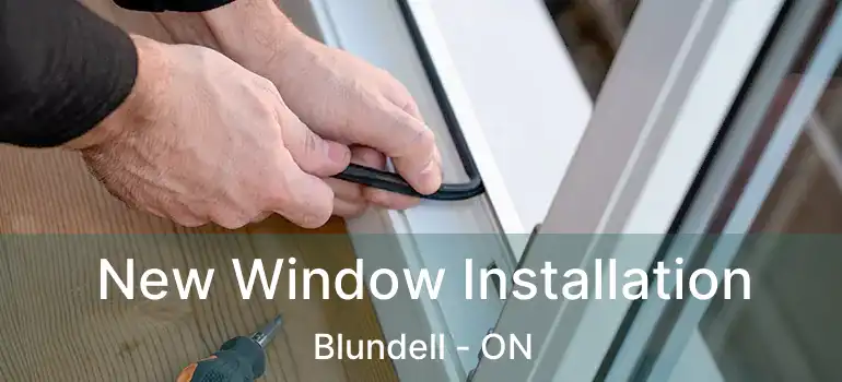  New Window Installation Blundell - ON