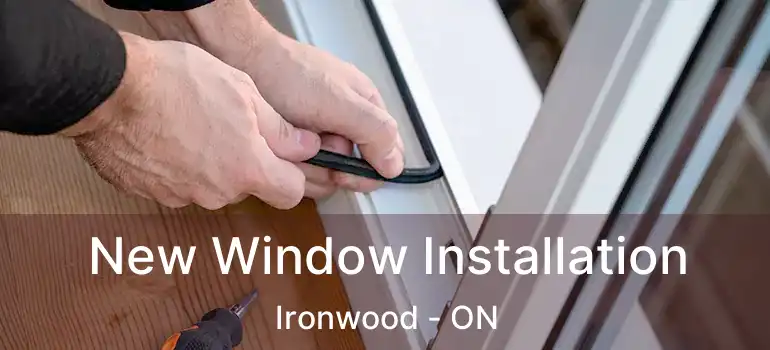  New Window Installation Ironwood - ON