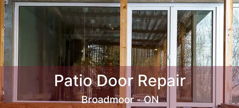  Patio Door Repair Broadmoor - ON