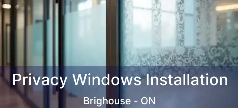  Privacy Windows Installation Brighouse - ON
