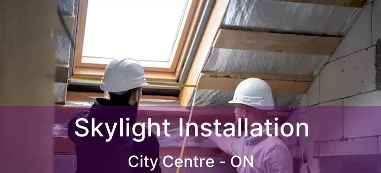  Skylight Installation City Centre - ON