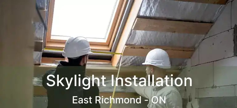  Skylight Installation East Richmond - ON