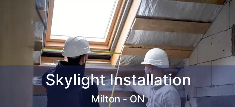  Skylight Installation Milton - ON