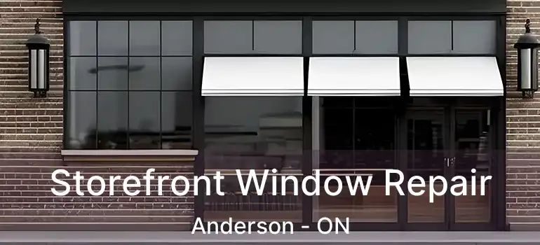  Storefront Window Repair Anderson - ON
