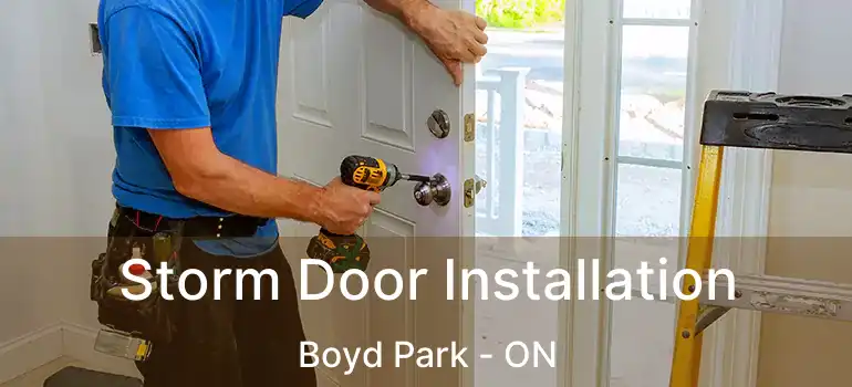  Storm Door Installation Boyd Park - ON
