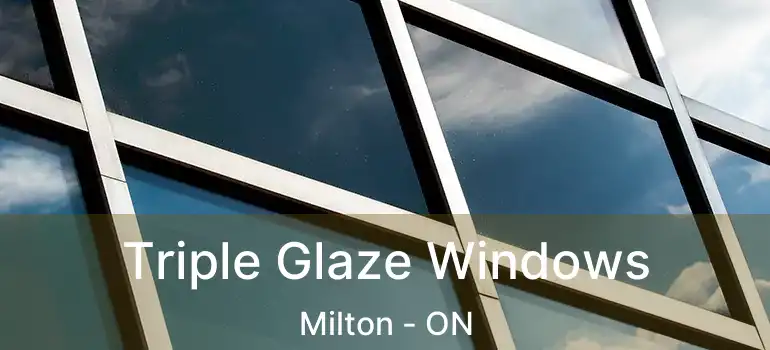  Triple Glaze Windows Milton - ON
