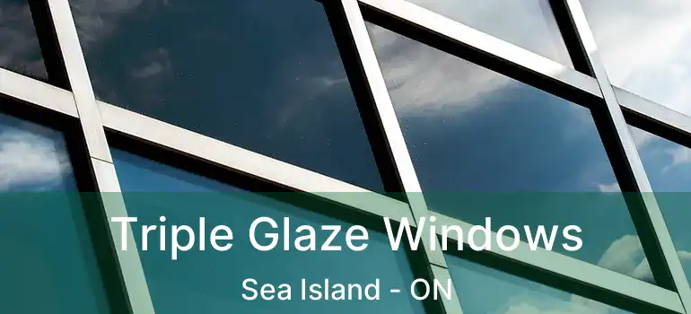 Triple Glaze Windows Sea Island - ON