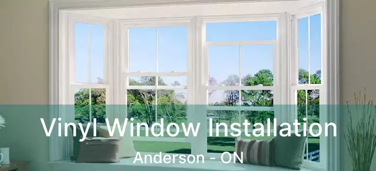 Vinyl Window Installation Anderson - ON