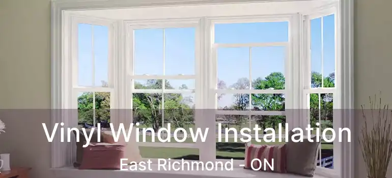  Vinyl Window Installation East Richmond - ON