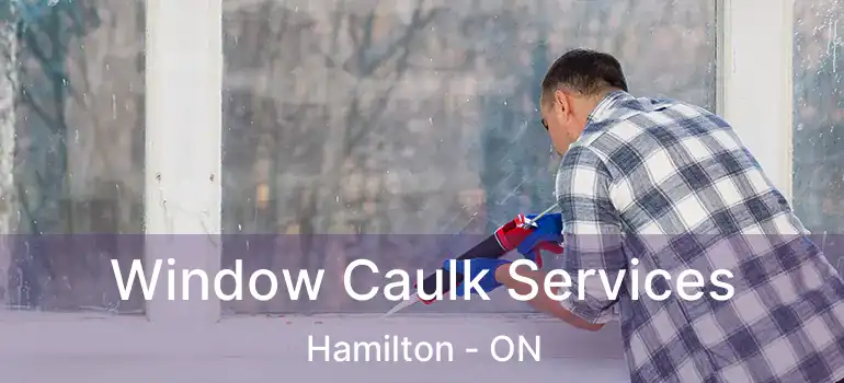  Window Caulk Services Hamilton - ON