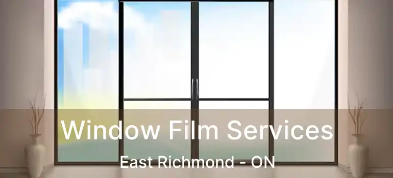  Window Film Services East Richmond - ON