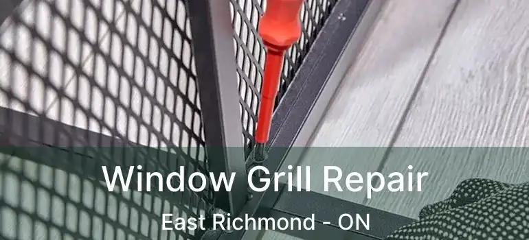  Window Grill Repair East Richmond - ON