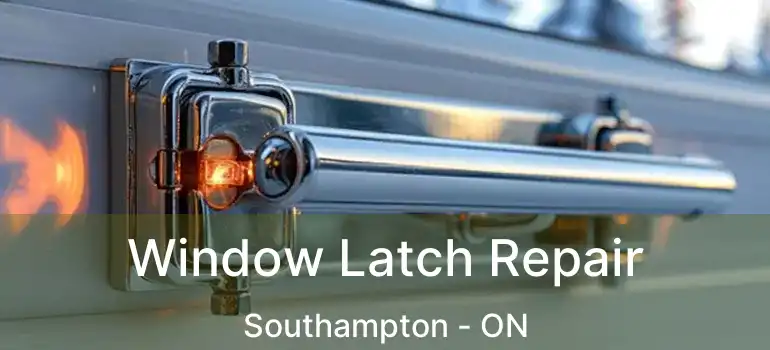  Window Latch Repair Southampton - ON