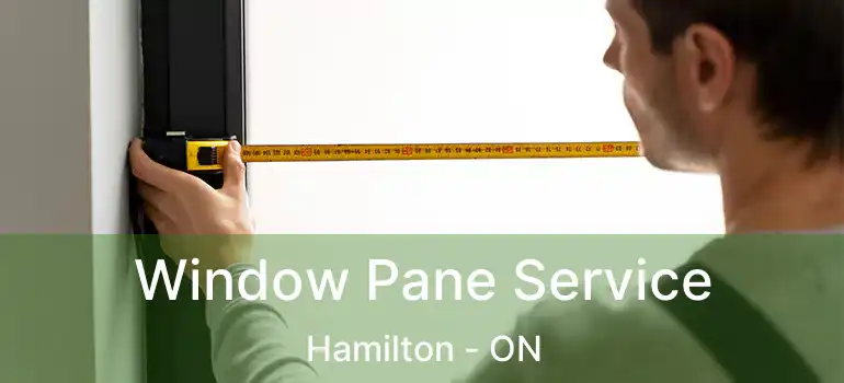  Window Pane Service Hamilton - ON