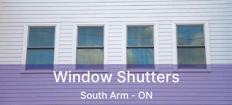 Window Shutters South Arm - ON